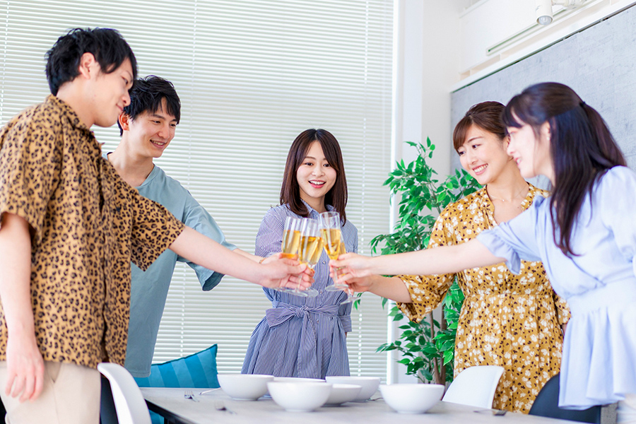 笑顔のトークタイム